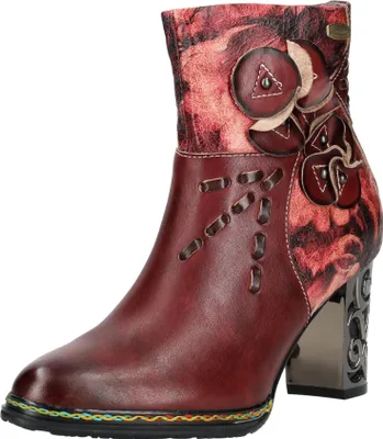 Produktbild von Laura Vita Stiefelette Rot in Gr. 36