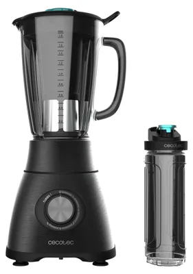 Produktbild von Cecotec Power Black Titanium 1800 Go, Tischplatten-Mixer, 1,8 l, Eis-Crusher, 1800 W, Schwarz