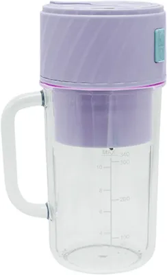 Produktbild von Tragbarer, wiederaufladbarer Mixer mit Strohhalm, ideal für Küche, Studentenwohnheim, Fitnessstudio, Reisen, Camping und Picknicks