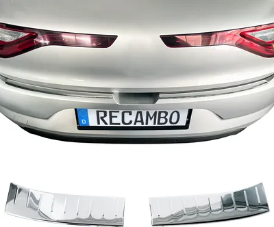 Zdjęcie produktu dla Chromowana osłona zderzaka ze stali nierdzewnej pasująca do Renault Megane IV Hatchback | od 2016>