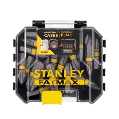 Zdjęcie produktu dla Stanley STA88569 20-częściowy zestaw bitów do kluczy udarowych PH2 25 mm