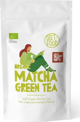 HERBATA ZIELONA MATCHA BIO 100 g - DIET-FOOD