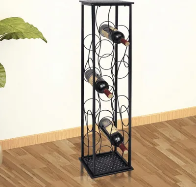 Immagine prodotto di The Living Store Portabottiglie per 8 bottiglie in metallo
