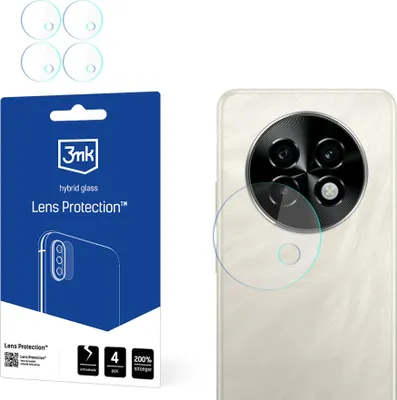 Produktbild von 3mk Hybridglas Lens Protection für Realme P1 SpeedKamera Objektiv Kameralinse  0,16mm 6H (4 Stück)