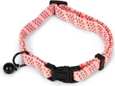 Produktbild von Beeztees - Katzenhalsband - Nylon - rosa - 33x1x0,2 cm
