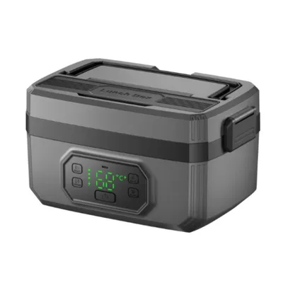 Obrázok produktu pre Zimilo prenosná elektrická obedáreň, 1,2 l, nerezová termoska, akumulátor, rýchle ohrievanie, termo nádoba, bento box, nádoba na jedlo, pre outdoorové aktivity