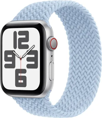 Immagine prodotto di Cinturino intrecciato Solo Loop per Apple Watch Series 1 - 11 / SE / Ultra (44/45/46/49 mm) - Taglia 2 - Azzurro