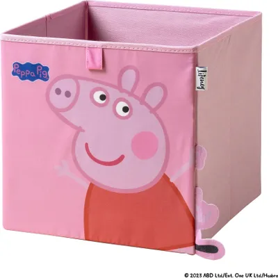Produktbild von Lifeney meets "Peppa Wutz" Aufbewahrungsbox  Box mit Peppa Pig Motiv  30 x 30 x 30 cm passend für klassische Würfelregale