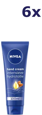 Image de 6 crèmes pour les mains nourrissantes Nivea de 100 ml