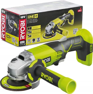 Obrázek produktu pro Akumulátorová Úhlová Bruska Ryobi 18V 115Mm M14 Akumulátorová 75Zn