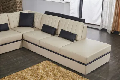 Zdjęcie produktu dla Skórzana nowoczesna kanapa do salonu skórzana sofa sofa zestaw sofa w kształcie litery U