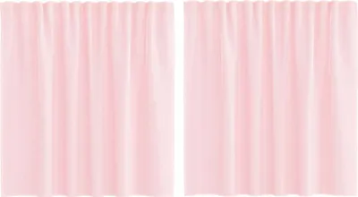 Obrázok produktu pre vidaXL Voálové závesy s pútkami 2 ks. Svetloružové 140x140 cm