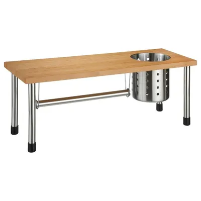 Zdjęcie produktu dla 5Five 124570, Półka na blacie, Wolnostojący, Bambusowy, Bambusowy, Stal nierdzewna, Kuchnia, 5 kg