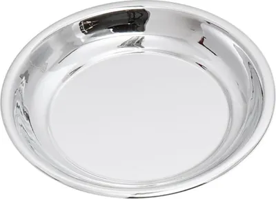 Productafbeelding van Kerstliederschotel, rond, zilver, glad