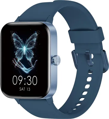 Produktbild von KIUVKAS Smartwatch Damen Herren 1.95 Zoll Touchscreen Telefonfunktion 140+ Sportmodi Fitnessuhr Herzfrequenz Schlafmonitor IP68 Fitness Tracker