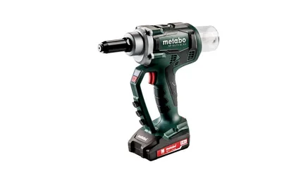 Produktbild von Metabo NP 18 LTX BL 5.0, Schwarz, Grün, 2.4,5.0 mm, Aluminium, Edelstahl, Stahl, 15 kN, Akku, Lithium-Ion (Li-Ion)