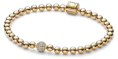 Productafbeelding van PANDORA Kugels & Pavé Armband 568342C01, damesarmband