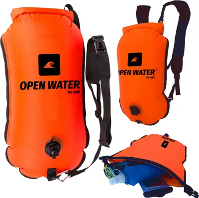 Produktbild von OpenWater Schwimm-Sicherheitsboje mit Rucksackfunktion