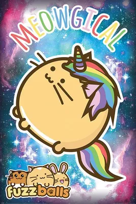 Image de Fuzzballs - Meowgical - 61x91,5cm - Affiche Poster