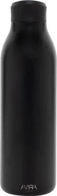 Produktbild von Avira - Wasserflasche "Alok", Recycelter Edelstahl, 600ml XD1191 (Einheitsgröße) (Schwarz)