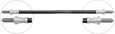Image de Flexible de frein 357 mm OUT M10x1.0 OUT M10x1.0 A.B.S. pour entre autres FORD ESCORT