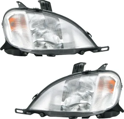 Produktbild von TYC Scheinwerfer Set für Mercedes M-Klasse W163 2/1998-01 Halogen Streuscheibe L