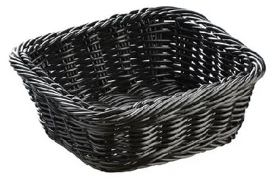 Produktbild von Buffetkorb aus Polypropylen, schwarz, GN 1/6 - 1 Stück