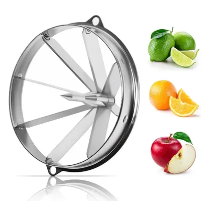 Produktbild von Ersatzklinge für Gemüseschneider,Edelstahl 8 Keile Obst Limettenschneider,Universal Messeraufsatz,für Obst- und Gemüseschneider