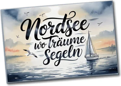 Produktbild von Nordsee Wo Träume segeln Souvenir Souvenir Magnet