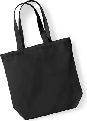 Produktbild von Westford Mill W671 | Fairtrade Camden Shopper 28 x 38 x 12 cm - Farbe: Black - Größe: One Size