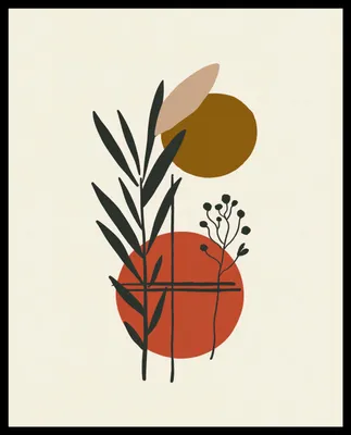 Immagine prodotto di Poster 40x50cm Contrasto in Botanica