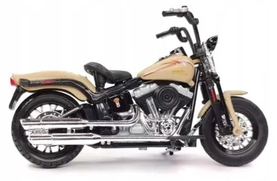 Produktbild von Harley-Davidson FLSTSB Cross Bones 2008 Metallmodell Motorrad 1:18