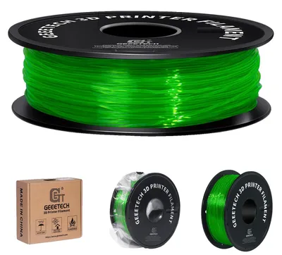 Image de Filament TPU, matériau souple, facile à imprimer, vert