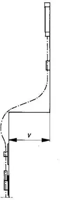 Produktbild von Flexibles Gestänge HAUTAU, 400 mm, weiß, 1 Stück | Zubehör Beschläge für Fensterbeschläge Schiebefenster Schiebetürbeschlag