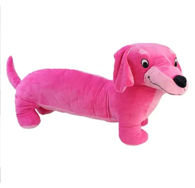 Produktbild von Rosa Dackel Plüschtier XXL - ca. 100 cm