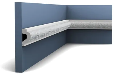 Immagine prodotto di Orac Decor P3020 Luxxus Modanatura per pareti resistente agli urti Modanatura decorativa Modanatura a fregio Decorazione a stucco Profilo dettagliato a rilievo netto | 2 metri