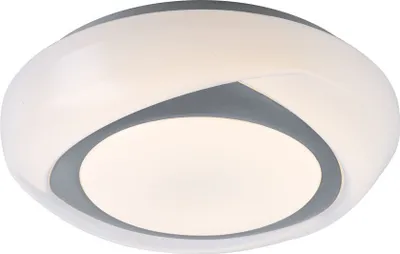 Produktbild von LED Deckenleuchte, Metall, weiß, rund, D 35 cm