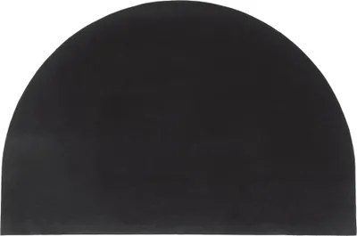 Produktbild von vidaXL Fußmatte Natur Halbrund 60x90 cm Kokosfaser Getuftet