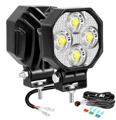 Obrázek produktu pro LED pracovní světlo, robustní konstrukce, vodotěsné provedení, 2x16W reflektor, 3000 lumenů