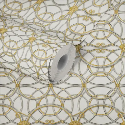 Produktbild von Tapete Gold, Kupfer, Grau, Silber VERSACE Vliestapete (1028843)