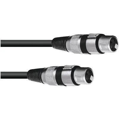 Obrázek produktu pro OMNITRONIC adaptér XLR(F)/XLR(F) kabel 0,2 m sw