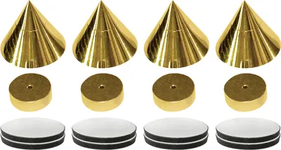 Produktbild von Dynavox Lautsprecher Spikes, 4er Set Messing