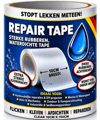 Immagine prodotto di Kit di riparazione subacquea per piscine con nastro trasparente