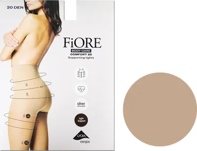 Produktbild von 20 Den Kompressionsstrumpfhosen unterstützen die Zirkulation 4 Nude