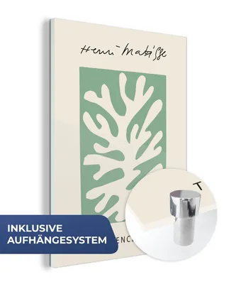 Obrázek produktu pro MuchoWow® Obrazy na skle - Nástěnné obrazy - Fotografie na skle Umění - Příroda - Tvary - Abstraktní - Henri Matisse 90x120cm Nástěnná dekorace ze skla -