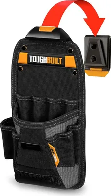 A tool pouch with a clip attachment system.
