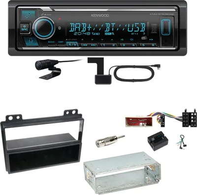 Produktbild von Kenwood KMM-BT508DAB Bluetooth Digitalradio Einbauset für Ford Fusion Fiesta