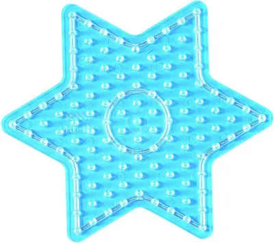 Imagen del producto de Hama 8222 Hama Stiftplatte "Stern", transparent
