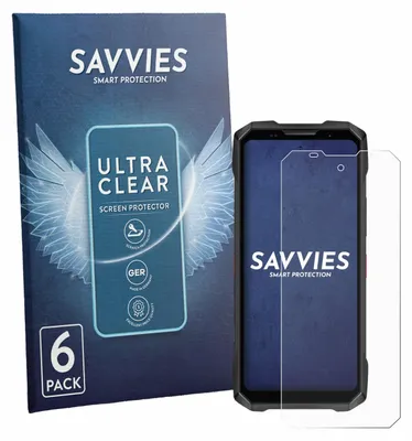 Produktbild von 6x Für Doogee V Max 2 Schutzfolie Savvies Displayschutz Display Schutz Folie Klar Transparent