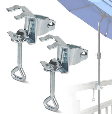 Immagine prodotto di Omgoods - Set di 2 morsetti per ombrellone da balcone